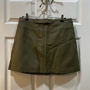 Abercrombie and Fitch Faux Leather Skirt
